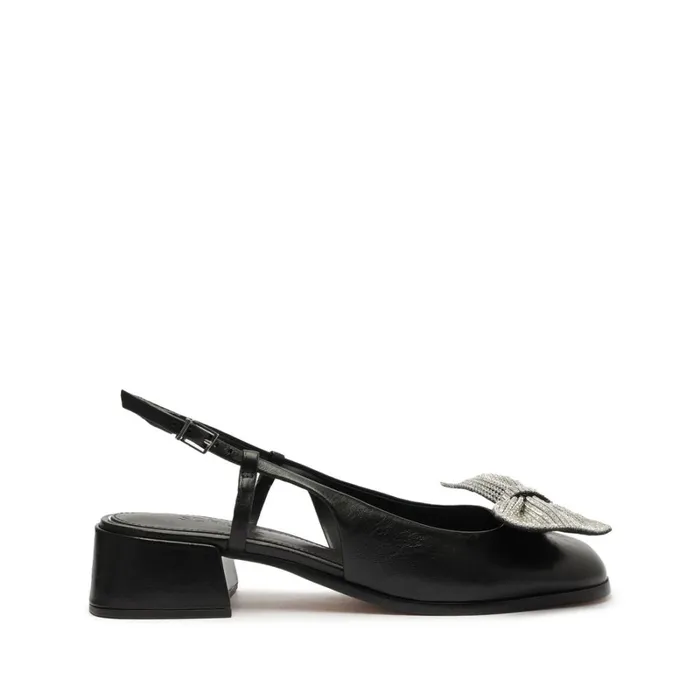 Pumps Dorothy Bow Leather Pump Black Schutz Shoes Pumps