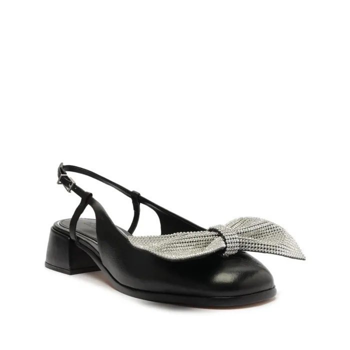 Pumps Dorothy Bow Leather Pump Black Schutz Shoes Pumps