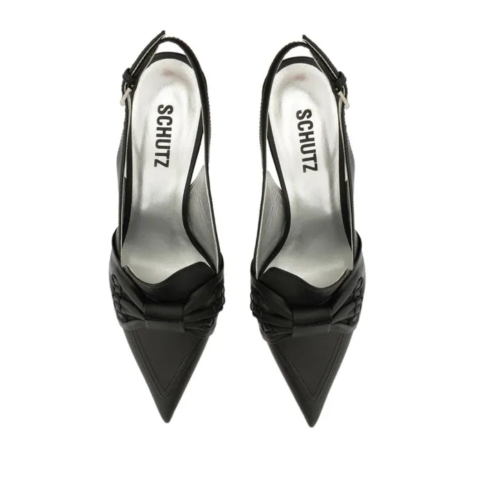 Pumps Fiorella Mid Leather Pump Black Schutz Shoes Pumps