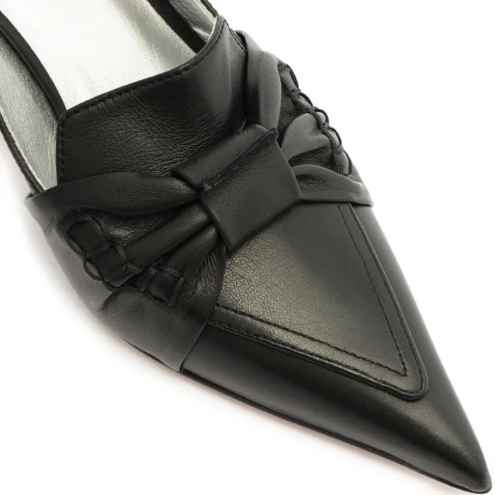Pumps Fiorella Mid Leather Pump Black Schutz Shoes Pumps