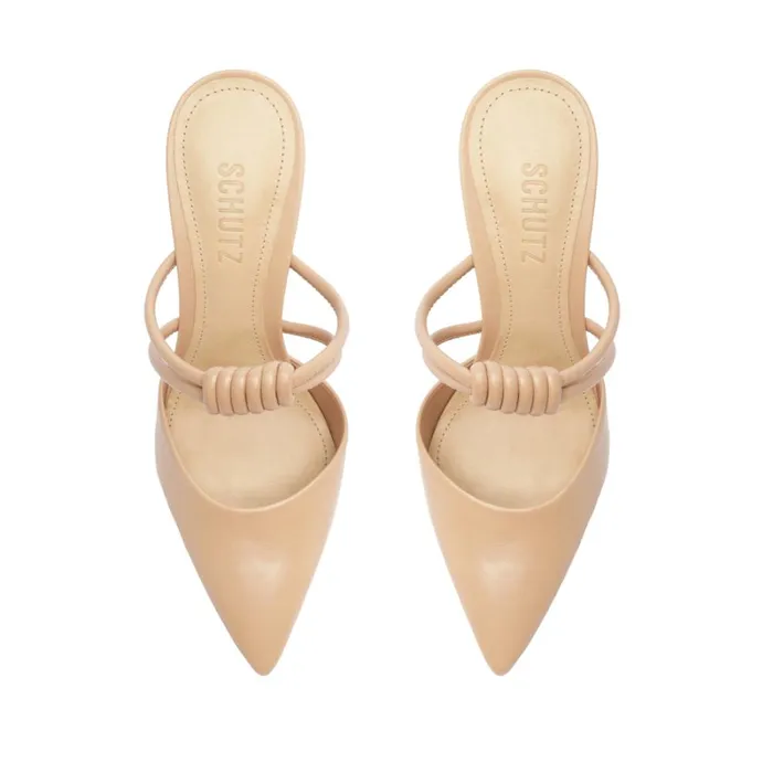 Pumps Lela Casual Leather Pump True Beige Schutz Shoes Pumps