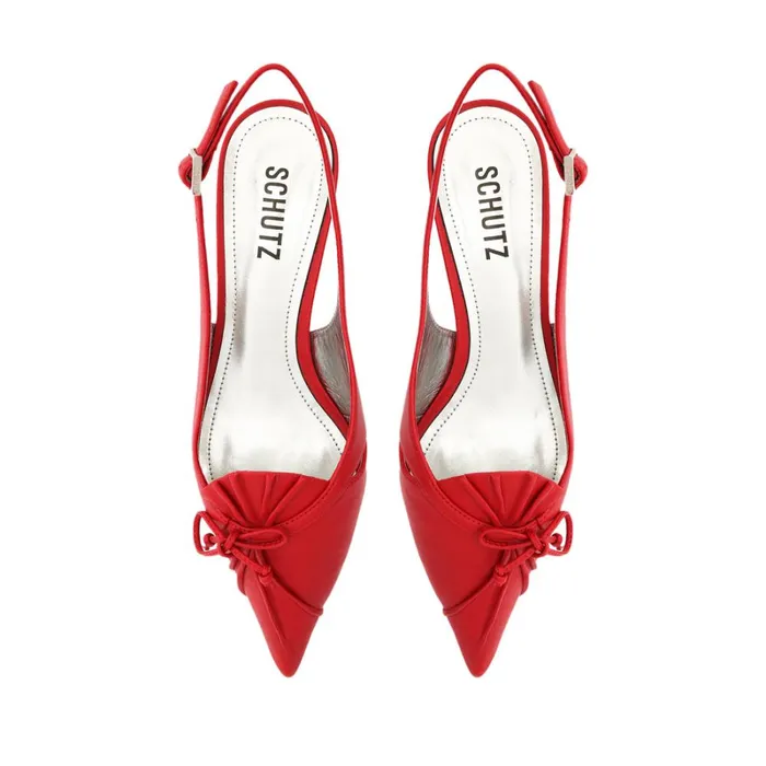 Pumps Zane Leather Pump Red Schutz Shoes Pumps