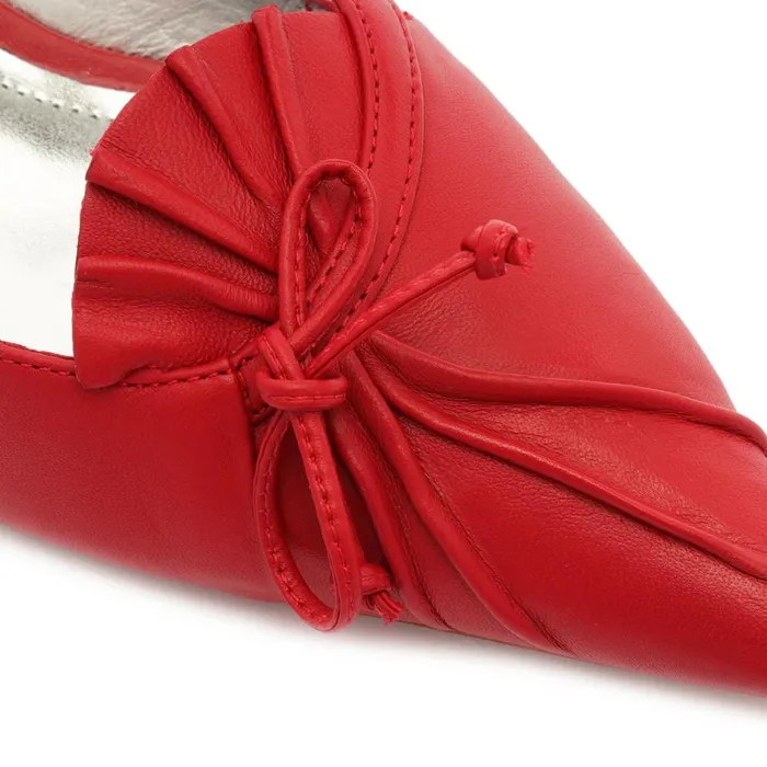 Pumps Zane Leather Pump Red Schutz Shoes Pumps
