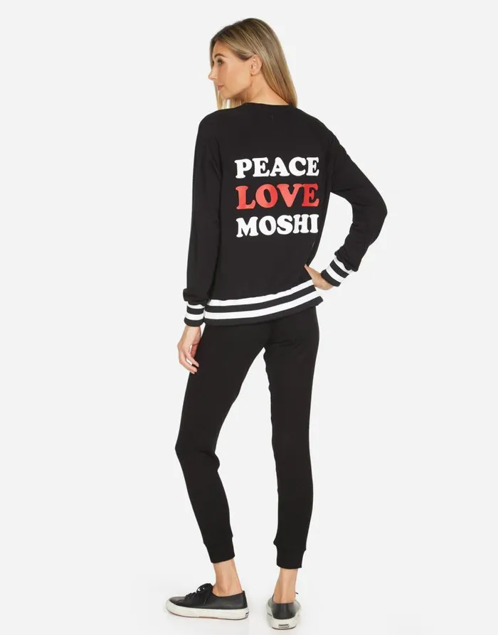 Rachel Peace Love Moshi Black Women Lauren Moshi Long Sleeve
