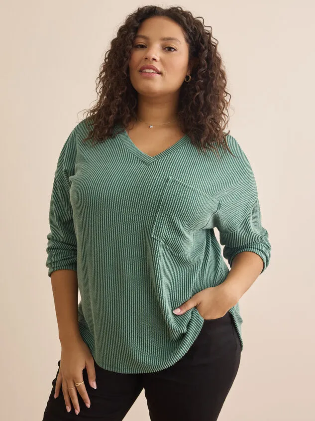 Rayna Urban Ribbed Tunic Hunter Women Altar039d State Tops