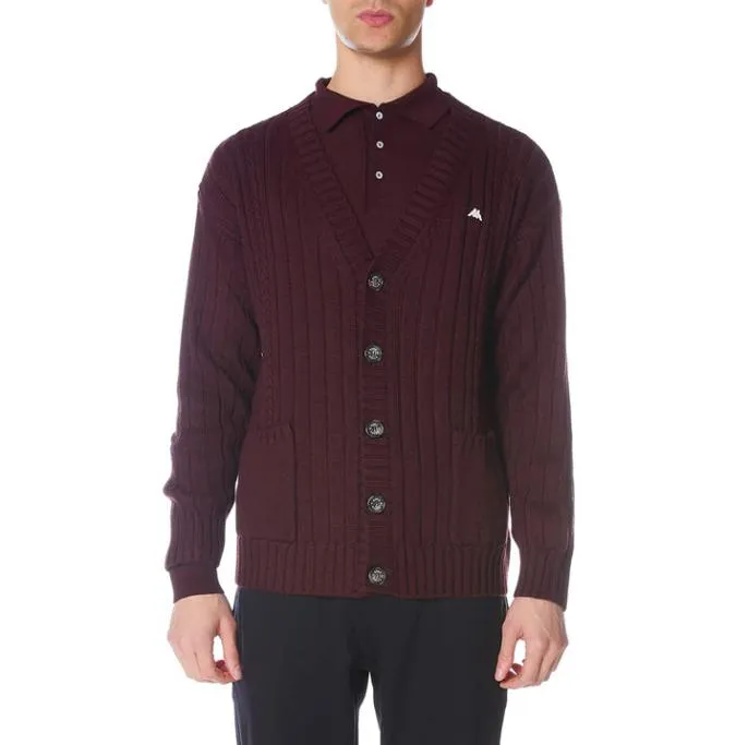 Robe Giovani Achird Cardigan 8211 Burgundy Burgundy Men Kappa Knitwear
