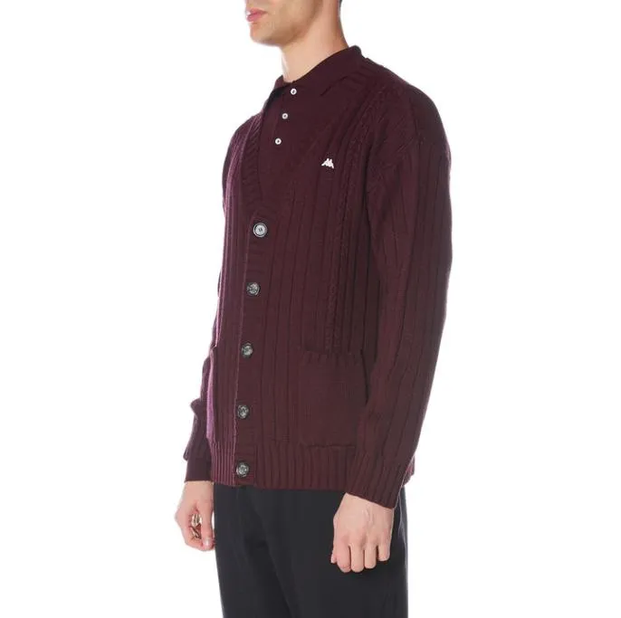 Robe Giovani Achird Cardigan 8211 Burgundy Burgundy Men Kappa Knitwear