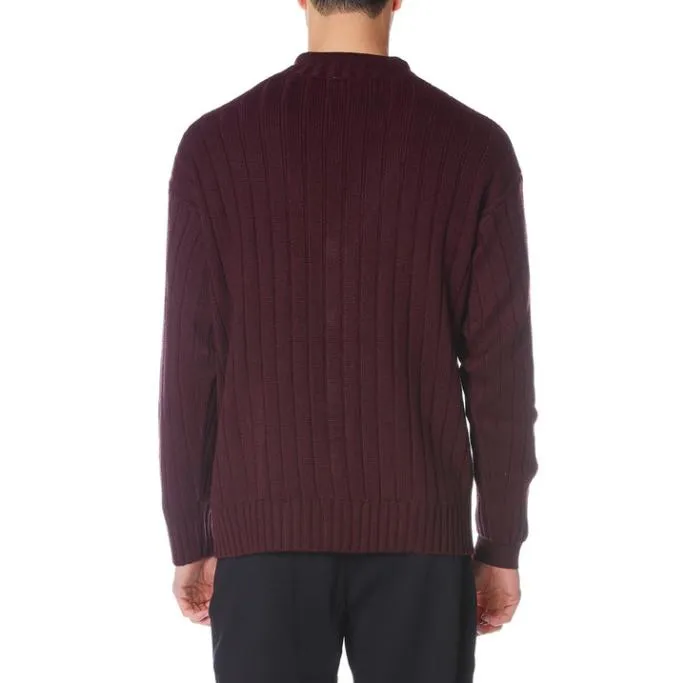 Robe Giovani Achird Cardigan 8211 Burgundy Burgundy Men Kappa Knitwear