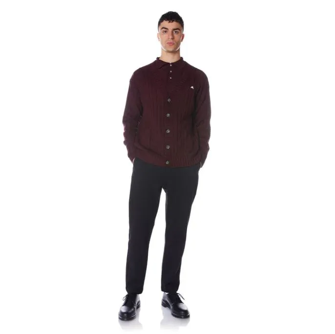Robe Giovani Achird Cardigan 8211 Burgundy Burgundy Men Kappa Knitwear