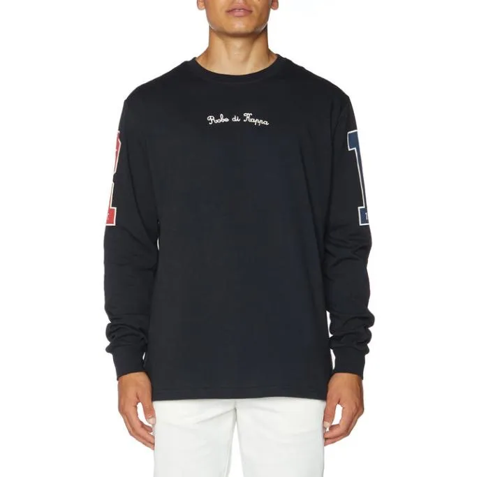 Robe Giovani Sera Longsleeve TShirt 8211 Jet Black Jet Black MenWomen Kappa TShirts