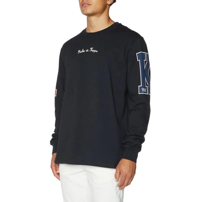 Robe Giovani Sera Longsleeve TShirt 8211 Jet Black Jet Black MenWomen Kappa TShirts