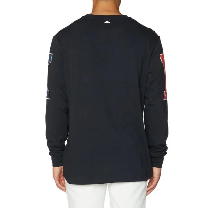 Robe Giovani Sera Longsleeve TShirt 8211 Jet Black Jet Black MenWomen Kappa TShirts
