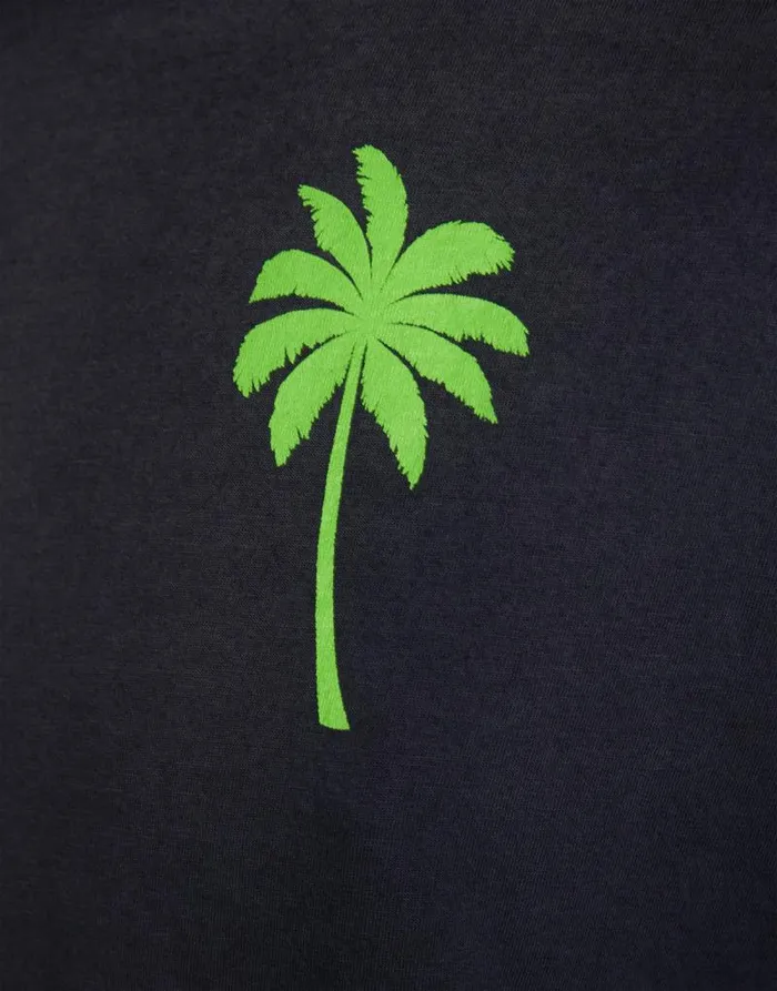 Rue Tropical Shark Jet Black Ombre Women Lauren Moshi Short Sleeve
