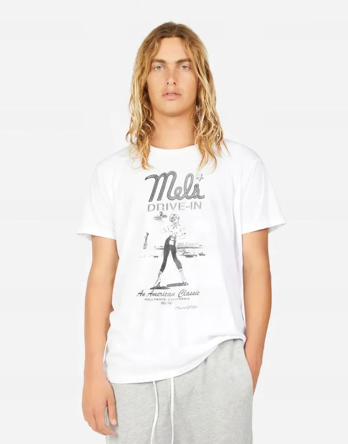 Sadler Mels DriveIn White Men Lauren Moshi Tees