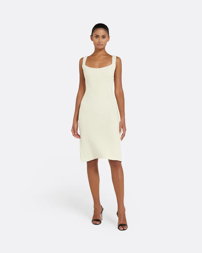 Safiyaa Huanca Ivory Knit Ivory Women Knitwear