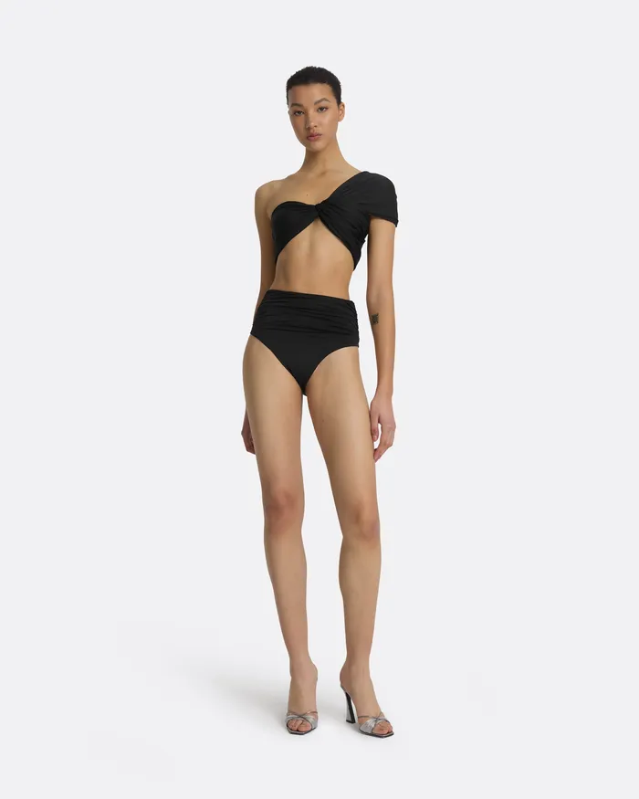 Safiyaa Swimwear Women Ariella Black Bikini Bottom Black