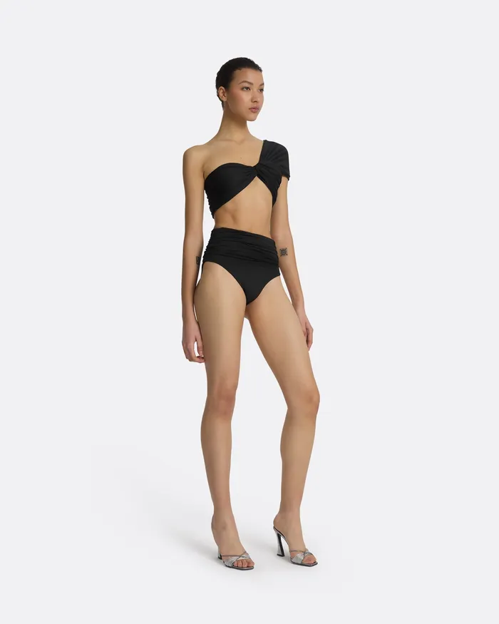 Safiyaa Swimwear Women Ariella Black Bikini Bottom Black