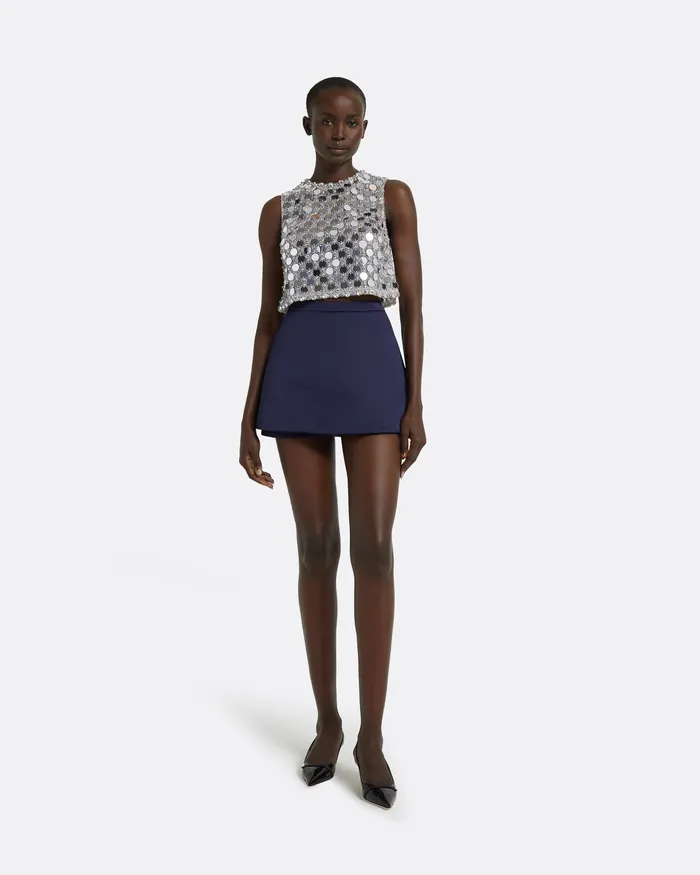 Safiyaa Tops Women Melissa Ivory and MultiPastel Top Ivory