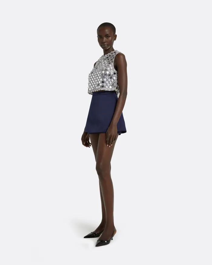 Safiyaa Tops Women Melissa Ivory and MultiPastel Top Ivory