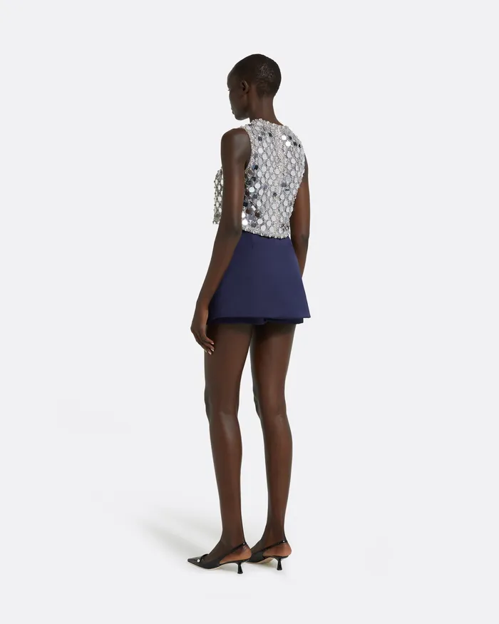 Safiyaa Tops Women Melissa Ivory and MultiPastel Top Ivory
