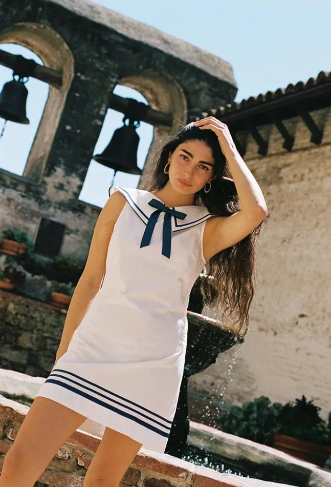 Sale Antonella Dress White Women Ciao Lucia Mini Dresses