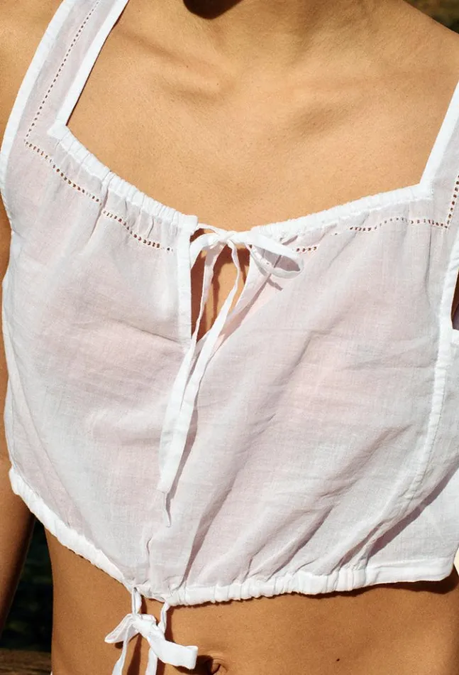 Sale Antonio Top White Women Ciao Lucia Sleeveless Tops