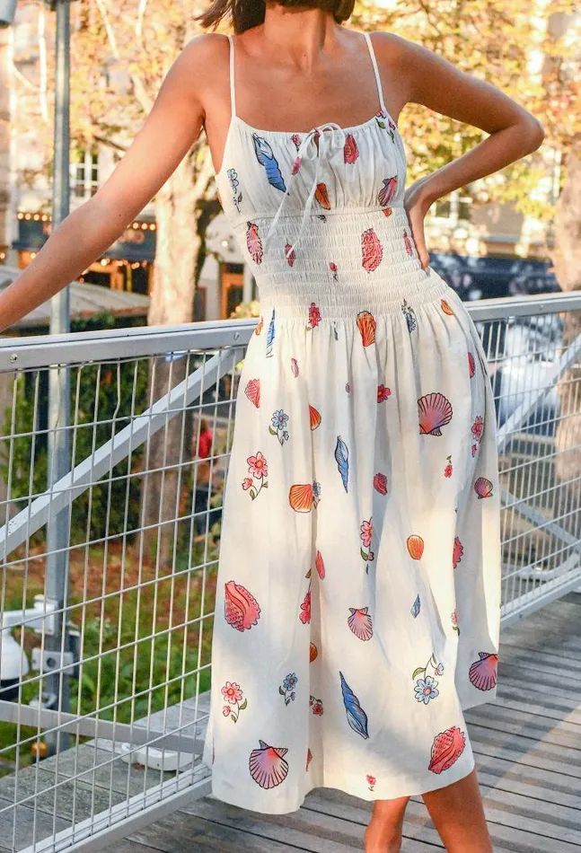 Sale Barbara Dress Shell Women Ciao Lucia Long Dresses