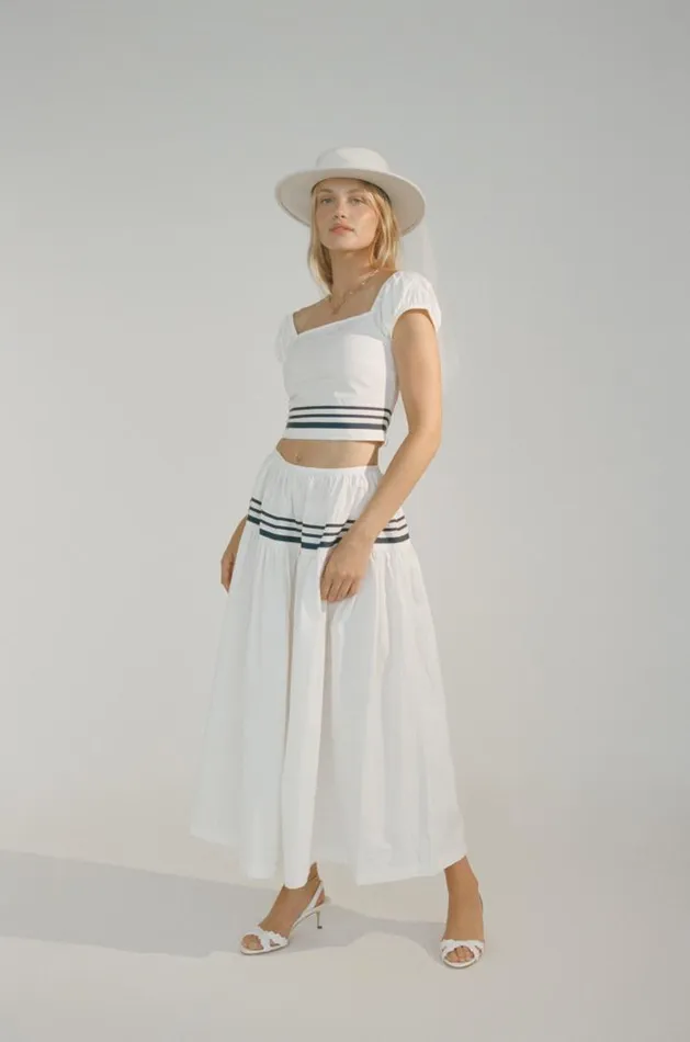 Sale Dominga Skirt White Women Ciao Lucia Skirts
