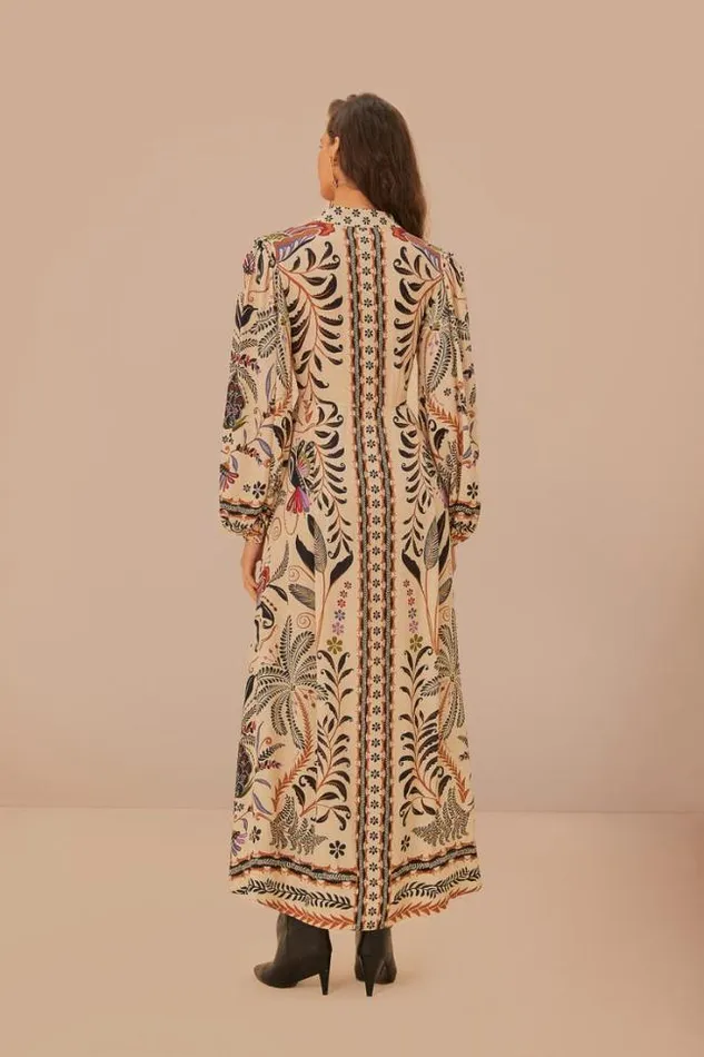 Sand Classic Nature Maxi Dress Women FARM Rio Maxi Dresses