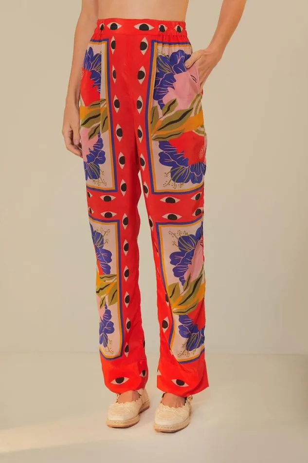Sand Surreal Scarf Pajama Pants Women FARM Rio Pants