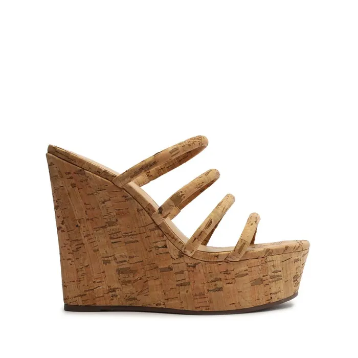 Sandals Cari Cork Sandal Cork Schutz Shoes Platforms