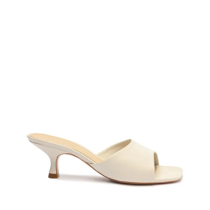 Sandals Dethalia Nappa Leather Sandal Pearl Schutz Shoes Mule