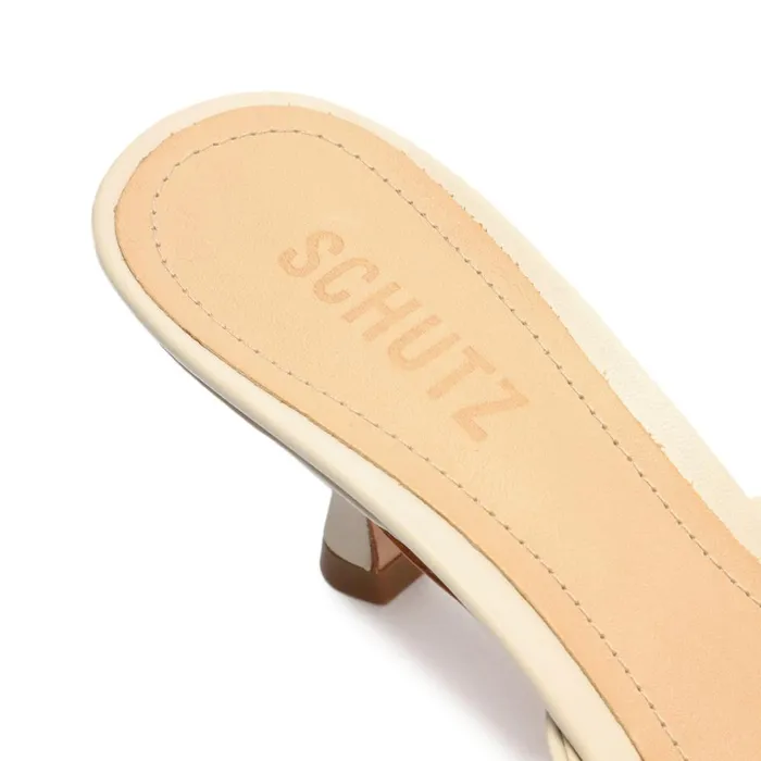 Sandals Dethalia Nappa Leather Sandal Pearl Schutz Shoes Mule Sandals Dethalia Nappa Leather Sandal Pearl Schutz Shoes Mule