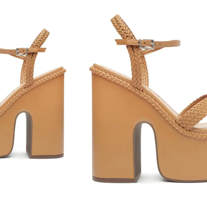 Sandals Karima Cutout Atanado Leather Sandal Honey Peach Schutz Shoes Platforms Sandals Karima Cutout Atanado Leather Sandal Honey Peach Schutz Shoes Platforms