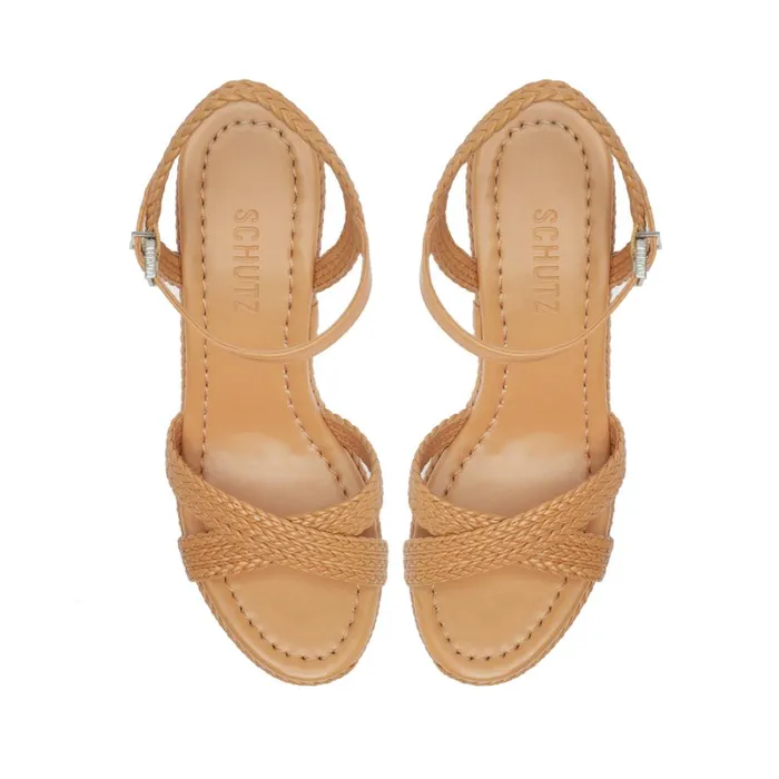 Sandals Karima Cutout Atanado Leather Sandal Honey Peach Schutz Shoes Platforms Sandals Karima Cutout Atanado Leather Sandal Honey Peach Schutz Shoes Platforms