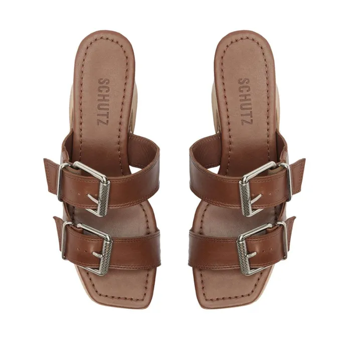 Sandals Kayleigh Leather Sandal True Brown Schutz Shoes Platforms Sandals Kayleigh Leather Sandal True Brown Schutz Shoes Platforms