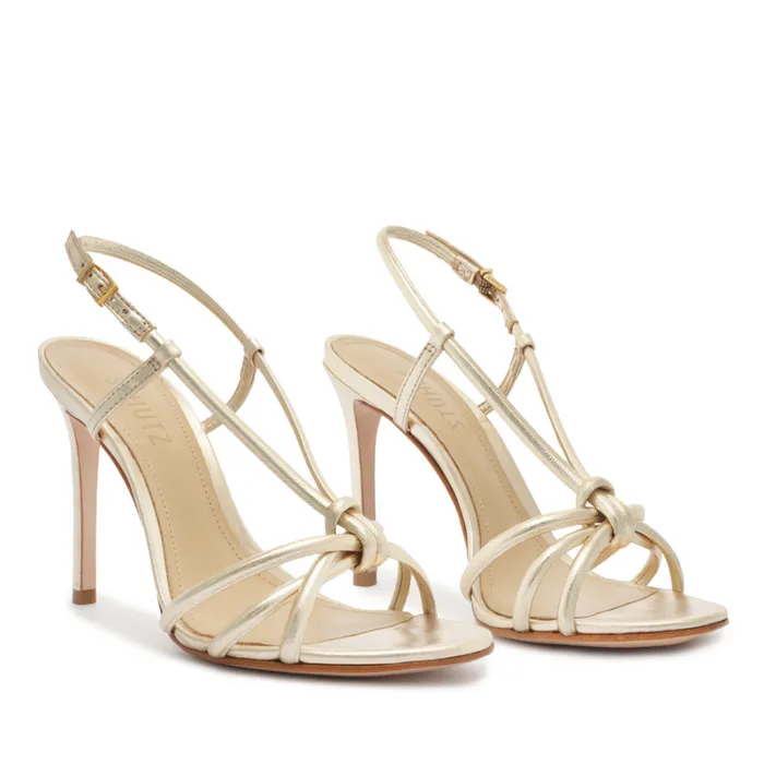 Sandals Kelsie Metallic Sandal Gold Schutz Shoes Stiletto Heels