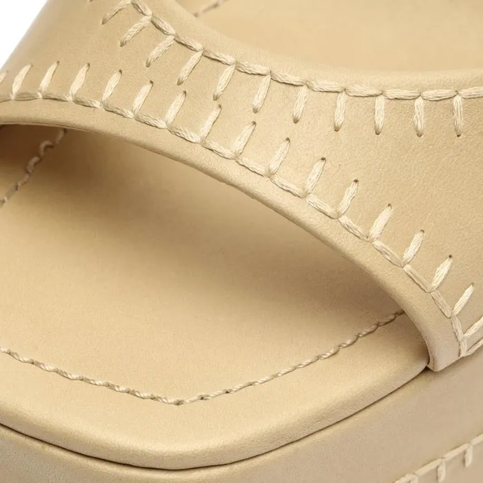 Sandals Lenne Indie Nappa Leather Sandal Almond Buff Schutz Shoes Platforms