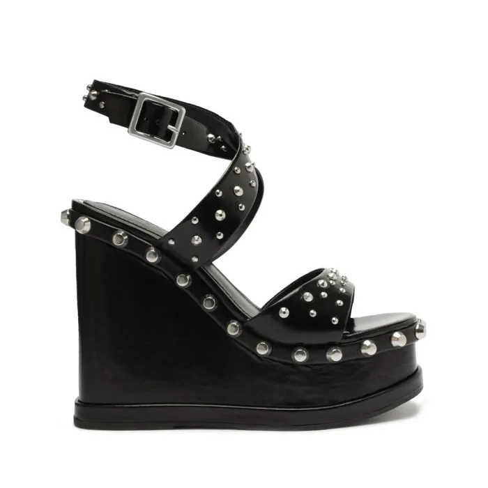 Sandals Lizzy Leather Sandal Black Schutz Shoes Platforms