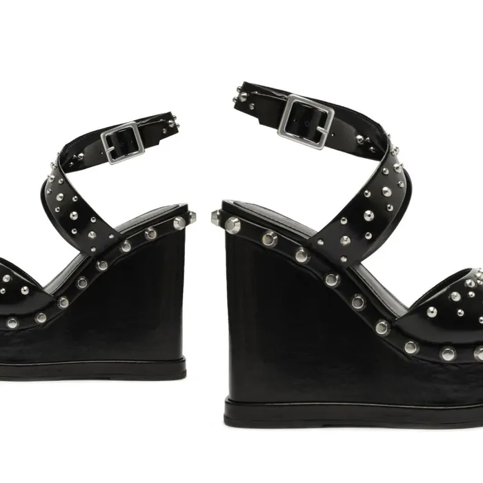 Sandals Lizzy Leather Sandal Black Schutz Shoes Platforms