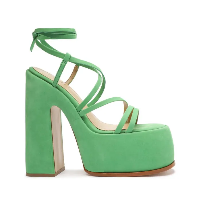 Sandals Lynda Nubuck Sandal Gianni Green Schutz Shoes Platforms