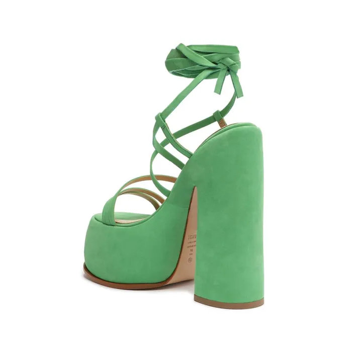 Sandals Lynda Nubuck Sandal Gianni Green Schutz Shoes Platforms