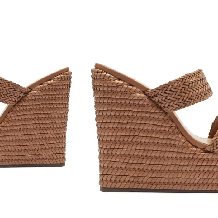 Sandals Malini Nappa Leather Sandal Brown Schutz Shoes Platforms