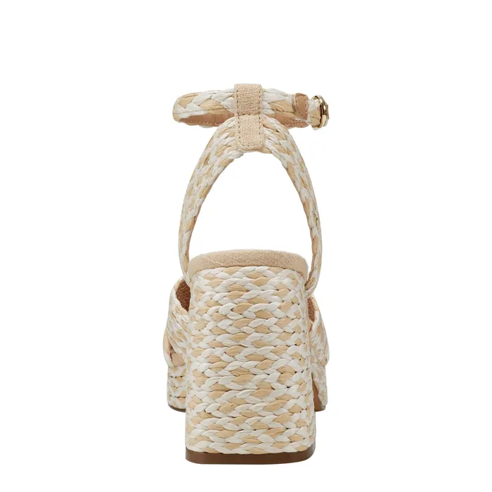 Sandals Marc Fisher Women Janie Platform Sandal Light Natural