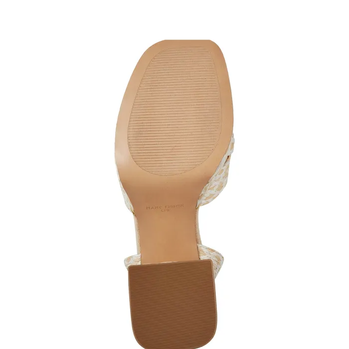 Sandals Marc Fisher Women Janie Platform Sandal Light Natural