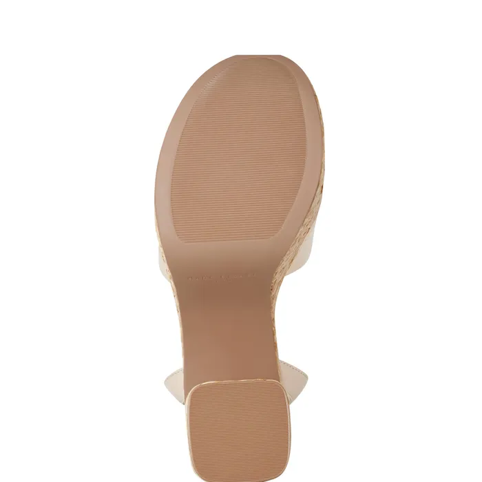 Sandals Marc Fisher Women Palyca Platform Espadrille Sandal Natural Leather