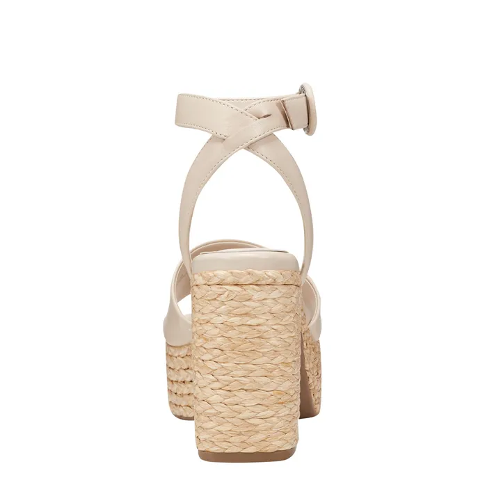 Sandals Marc Fisher Women Palyca Platform Espadrille Sandal Natural Leather