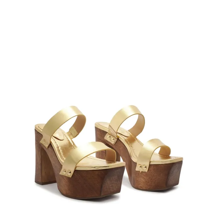 Sandals Pixie Leather Sandal Gold Schutz Shoes Platforms Sandals Pixie Leather Sandal Gold Schutz Shoes Platforms