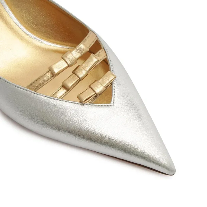 SandalsPumps Alessia Mid Pump Holografic Gold Schutz Shoes Pumps