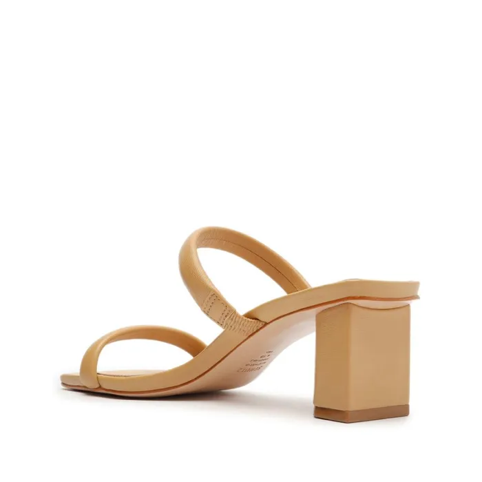 Sandals Ully Lo Nappa Leather Sandal Light Beige Schutz Shoes Mule